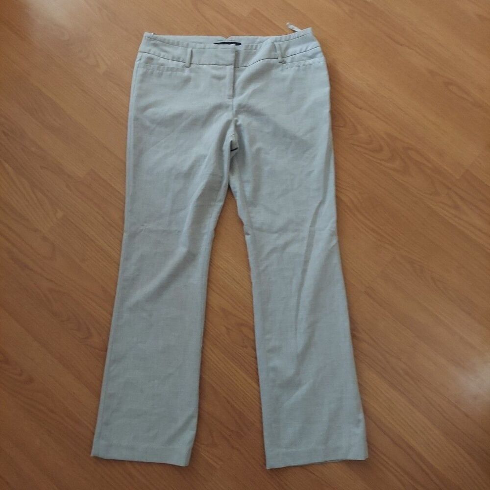 Amanda + Chelsea Grey Straight Leg Trousers Sz 8
